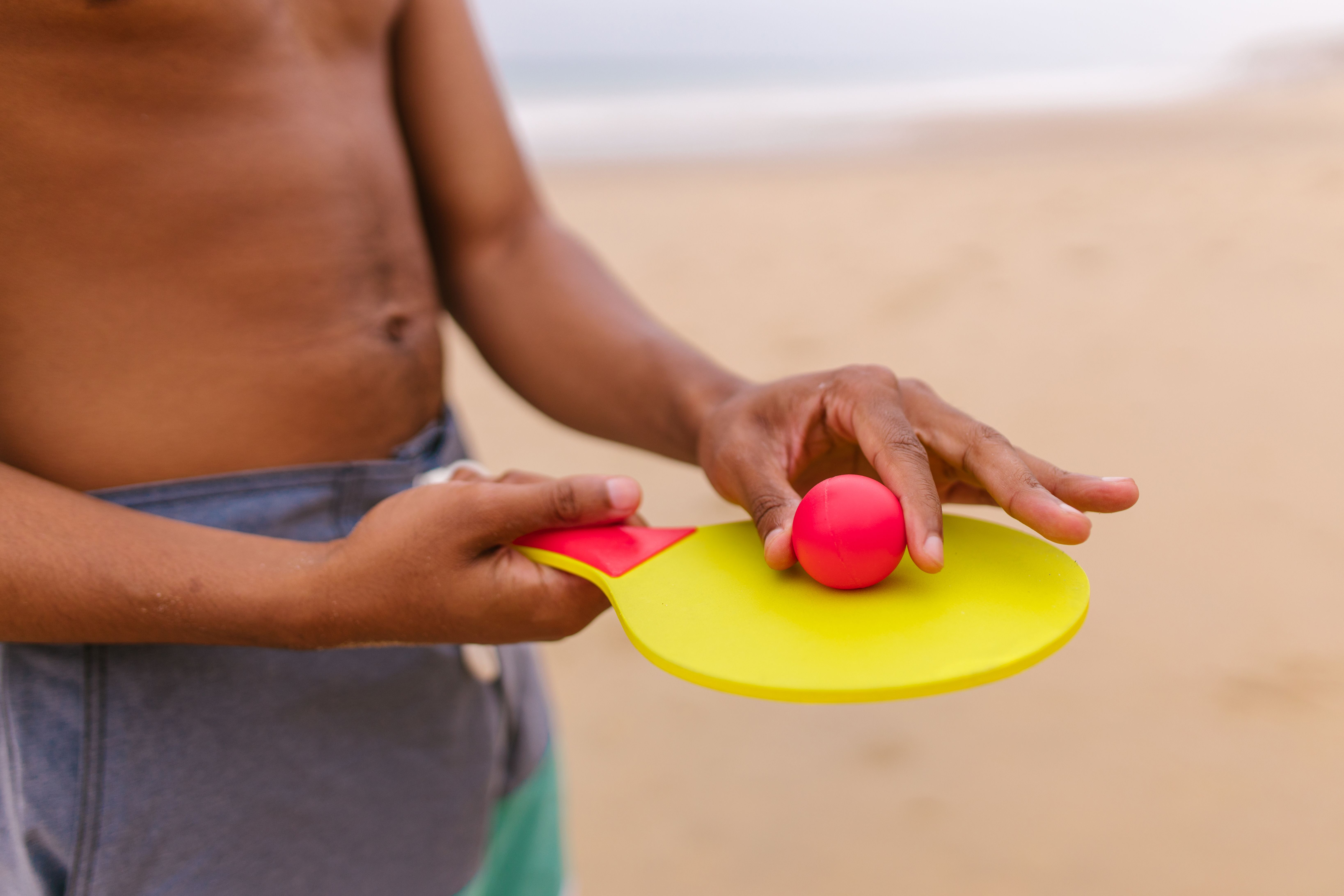 Raquettes beach tennis pour location plage La Réunion